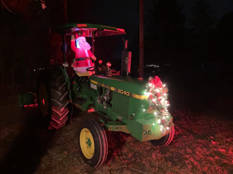 Machinery Pete Shows Off EyeCatching Tractor Christmas Light Displays